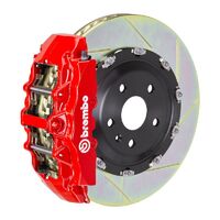 GT Big Brake Kit - Front - Red 8 Pot Calipers - Slotted 380mm