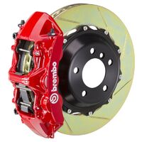 GT Big Brake Kit - Rear - Red 6 Pot Calipers - Slotted 380mm