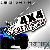 Great Northern Edition 4x4 Sticker Decal