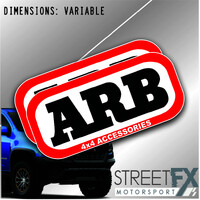 ARB 4x4 Accessories - 90mm Sticker Decal 4x4 4WD Camping Caravan Trade Aussie   