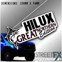 Great Northern Edition Hilux Sticker Decal 4x4  Camping Caravan Trade Aussie   