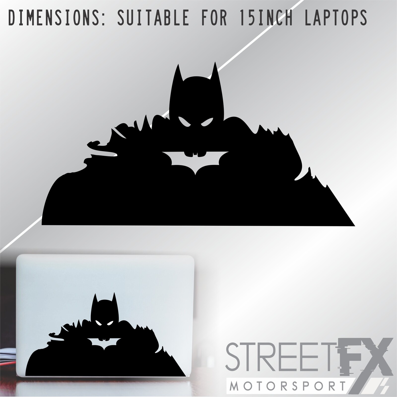 Batman Sticker Dark Knight Decal stencil laptop computer hero bat gotham