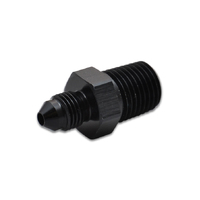 -4AN to 1/4in NPT Straight Adapter Fitting - Aluminum