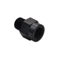 1/8in Male BSP to 1/8in Female NPT Adapter Fitting - Aluminum