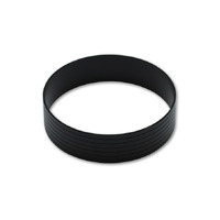 Aluminum Union Sleeve for 5in OD Tubing - Hard Anodized Black