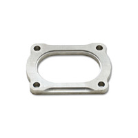 T304 SS 4 Bolt Flange for 3.5in O.D. Oval tubing