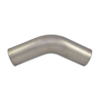 2.5in. O.D. Titanium 45 Degree Mandrel Bend Tube / 3in. CLR