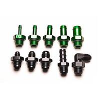 8ANORB to 1/8NPT Female Adapter Fitting - Green Anodized
