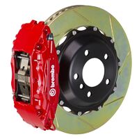 GT Big Brake Kit - Front - Red 4 Pot Calipers - Slotted 355mm