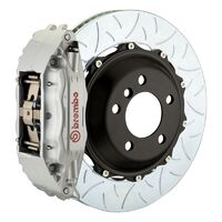 GT Big Brake Kit - Front - Silver 4 Pot Calipers - Slotted Type-3 355mm