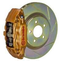 GT Big Brake Kit - Front - Gold 4 Pot Calipers - Slotted 326mm 1-Piece Discs