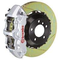 GT Big Brake Kit - Front - Silver 6 Pot Calipers - Slotted 355mm