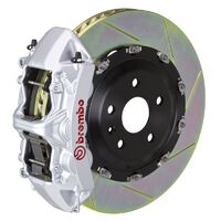 GT Big Brake Kit - Front - Silver 6 Pot Calipers - Slotted 380mm
