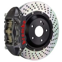 GT-S Big Brake Kit - Front - Hard Anodized 4 Pot Calipers - Drilled 365mm