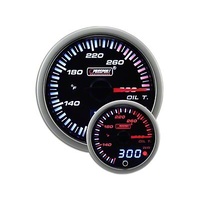 52mm Electrical Fuel Level Gauge - Amber/White 