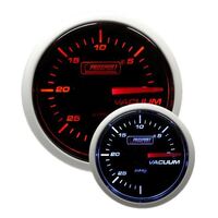 52mm Mechanical 'Performance' Vacuum Only Gauge - Amber/White
