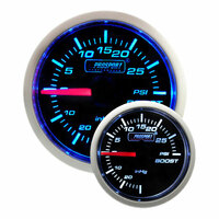 52mm Electrical 'Performance' Boost Gauge - Blue/White