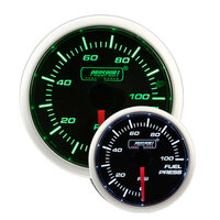 52mm Electrical 'Performance' Fuel Pressure Gauge - Green/White