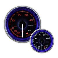 52mm Electrical 'Crystal' Boost Gauge - Blue/White