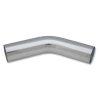 4.5in OD T6061 Aluminum Mandrel Bend 45 Degree - Polished