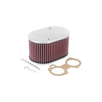 Custom Racing Air Filter Assembly to Suit Single/Dual Barrel Carburettors (5.25" ID x 4" H x 2" Inlet)