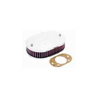 Custom Racing Air Filter Assembly to Suit Single/Dual Barrel Carburettors (5.25" ID x 1.75" H x 1.875" Inlet)