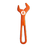 Orange Anodized T6061 Aluminum Hose End Wrench - 8AN