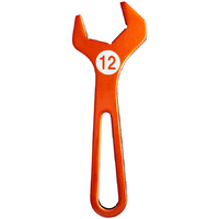 Orange Anodized T6061 Aluminum Hose End Wrench - 12AN