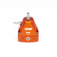 DWR1000iL In-Line Adjustable Fuel Pressure Regulator - Orange