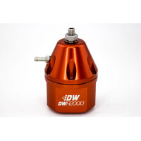 DWR2000 Adjustable Fuel Pressure Regulator (Dual -10AN Inlet/-8AN Outlet) - Orange