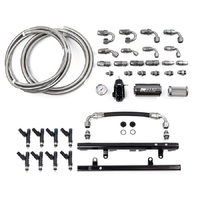 LS1/LS6 Fuel Rails w/Crossover, 780cc/min Injectors + Full Return Plumbing Kit (Camaro 98-02)