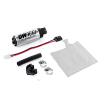 DW100 165lph In-Tank Fuel Pump w/Install Kit (WRX 94-07/STi 02-07)