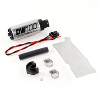DW100 165lph In-Tank Fuel Pump w/Install Kit (200SX 94-02)