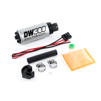DW300 340lph In-Tank Fuel Pump w/Install Kit (Silvia 89-94/Q45 91-01)