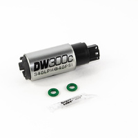 DW300C 340lph Compact Fuel Pump w/Install Kit (RSX 02-06/Civic 01-05)