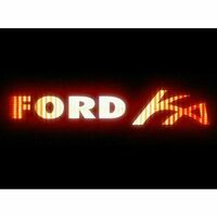 Ford Ka Glowing Brakelight Overlay Decal Sticker