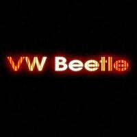 New Beetle Glowing Brakelight Overlay Decal Sticker