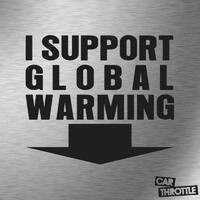 I Support Global Warming Sticker