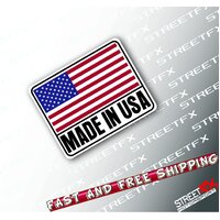 Made In USA Sticker