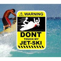 Don't Touch My Jet-Ski Sticker