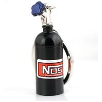 Black Nos Bottle Turbo Key Chain Nitrous Oxide Bottle Keyring Stash Storage Pill