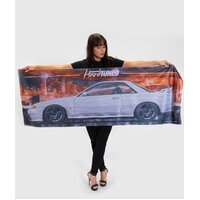 Nissan Skyline R32 GTR  Workshop Flag  
