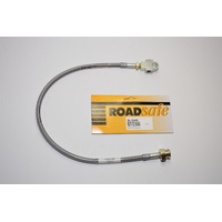 Braided Extended Brake Line - Front Right (Patrol GU ABS 5-6in Lift)