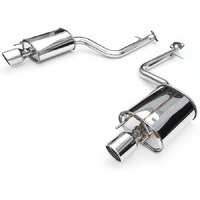Axle-Back Exhaust - Stainless, Polished Rolled Tips (IS250/IS350 2013+)