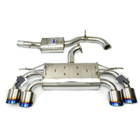 Cat-Back Exhaust w/Oval Rolled Ti Tips (Golf R 13-17)