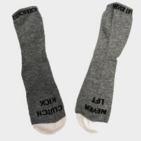 Clutch Kick Never Lift Socks - Grey