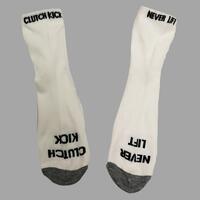 Clutch Kick Never Lift Socks - White