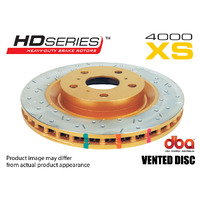 2x Front 4000 XS Cross-Drilled/Slotted Rotors (Range Rover Sport/Discovery 3-4)