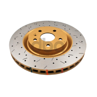 4000XS Series Drilled/Slotted Gold 1x Front Rotor (Commodore VE/VF 06-17/Camaro 10-15)