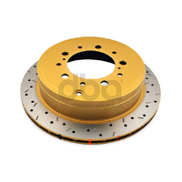 4000XS Series Drilled/Slotted Gold 1x Rear Rotor (Landcruiser 200 08+/LX 08+/Tundra 03+)